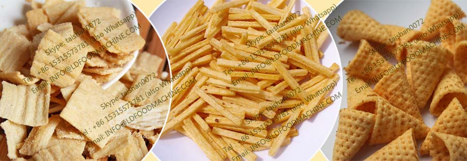 2016 Hot Sale Snacks Food crisp Sala Chips Bugles Sticks make machinery