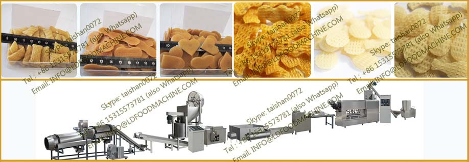 full automatic extruded snack pellets 3D Food production line