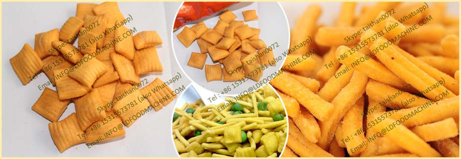 Extruded Fried  3D Flour Bugles Chips make machinery