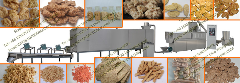 textured soya nuggets machinery