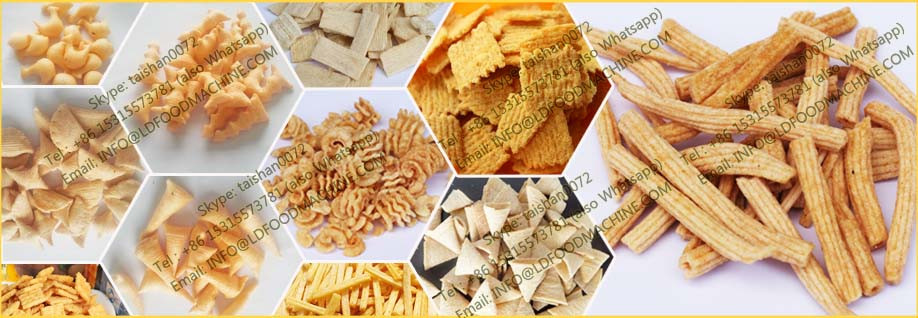 extruded fried bugles chips make machinery