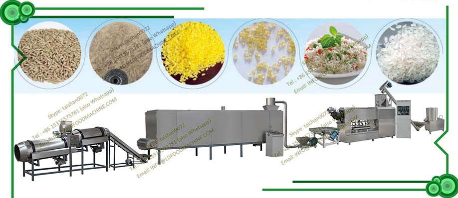 Chinese famous manufacturer instant rice/nutritional rice food production line/