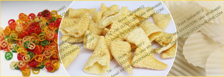 CE ISO advanced automatic mini snack extruder machinery corn chips production line