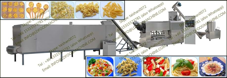 Italy pasta macaroni make extruder machinery equipment