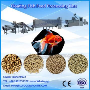 Automatic floating fish feed processing line