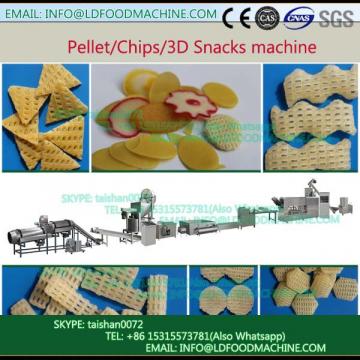 CE automatic Frying Extruded Shaped 2D/3D Pellet Food machinery manufacturers