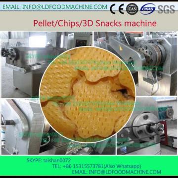 3d pellet snacks frying machinery