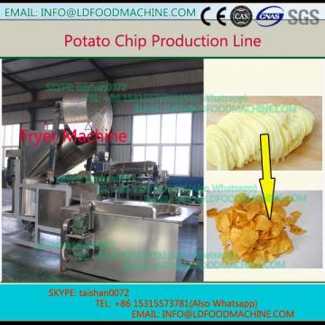 250Kg per hour gas Pringles potato chips production line