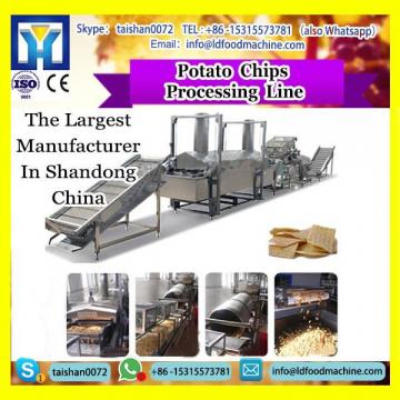 CE certificated Potato French Fries Chips Frying Production Line and Processing Equipment -