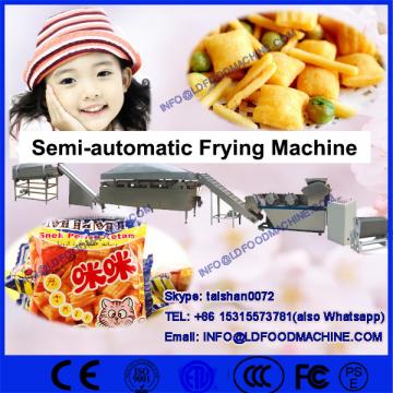 Puffed snacks extruder batch frying machinery