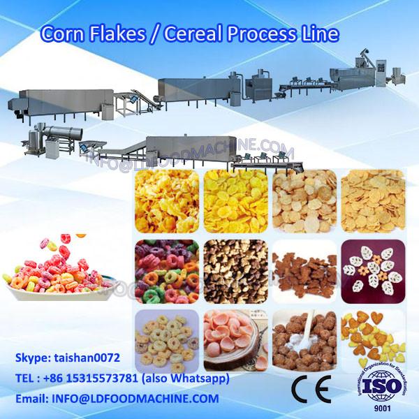 2017 Hot Sale Breakfast Cereals Snacks Extruder machinery Corn Flakes Process Line #1 image