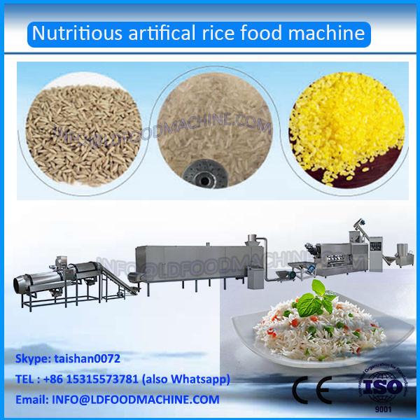 280kg/h Broken Rice Made Nutritional Food Artificial Extruder #1 image