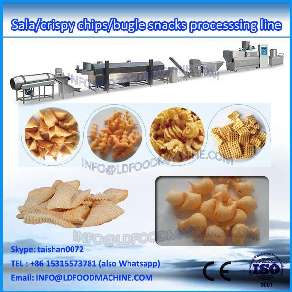 automatic fried bugles snacks food make machinery production line #1 image