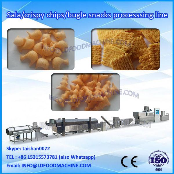 Automatic extruded Fried Flour Bugles Snacks Food machinery Wheat Flour Extruder #1 image