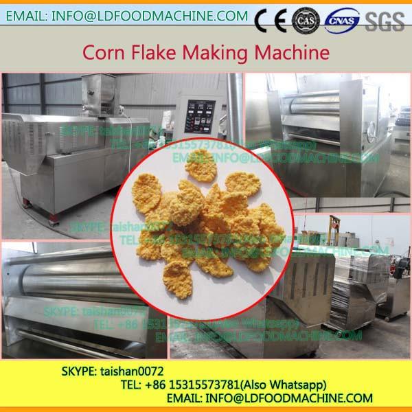 Automatique Small Scale Raw crisp Corn Flake make machinery #1 image