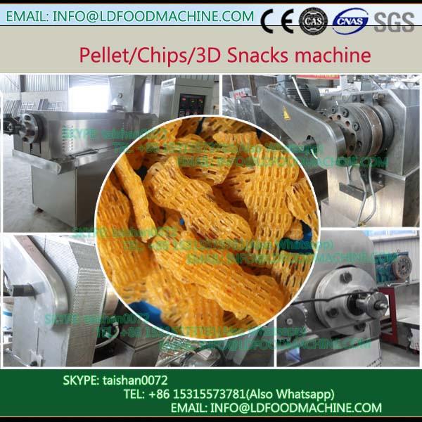 Automatic 2D 3D make machinery Food Pellet snacks processing line #1 image