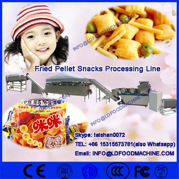 LD100 single screw extrusion snack pellet from Jinan LD,Snack Pellet/ chips/ extruder frying food machinery #1 image